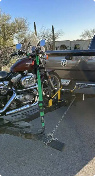towing a big bike
